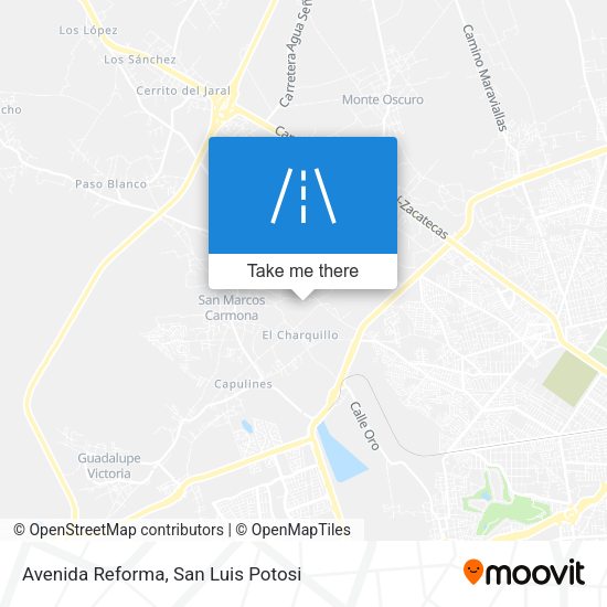 Avenida Reforma map