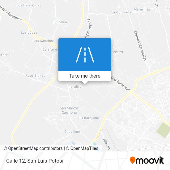 Calle 12 map