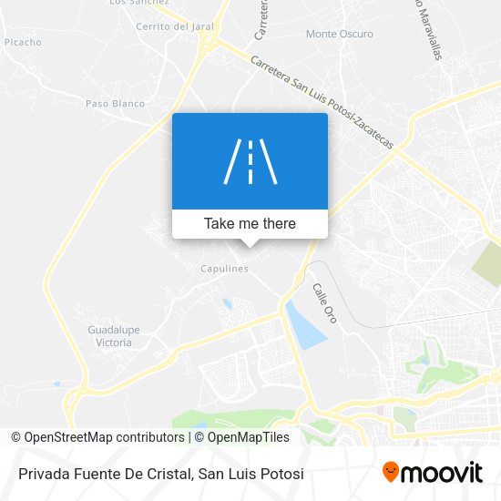 Privada Fuente De Cristal map