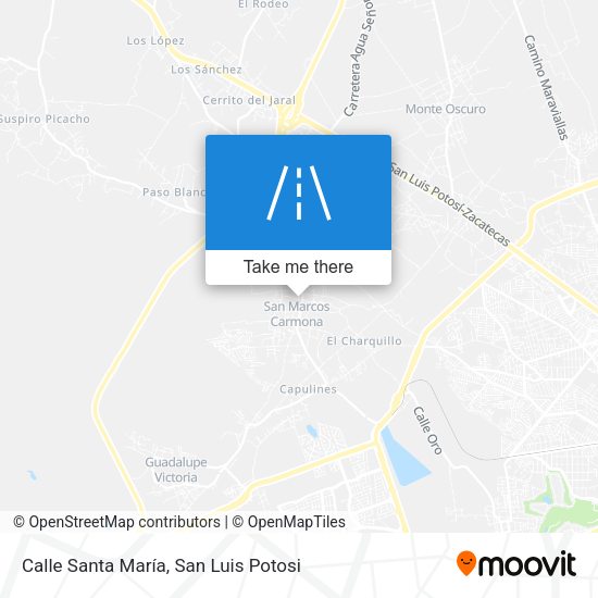 Mapa de Calle Santa María
