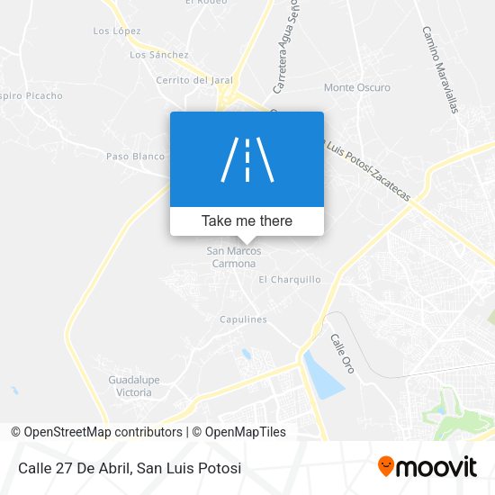 Calle 27 De Abril map