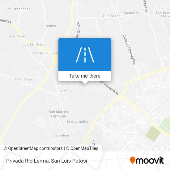 Mapa de Privada Río Lerma