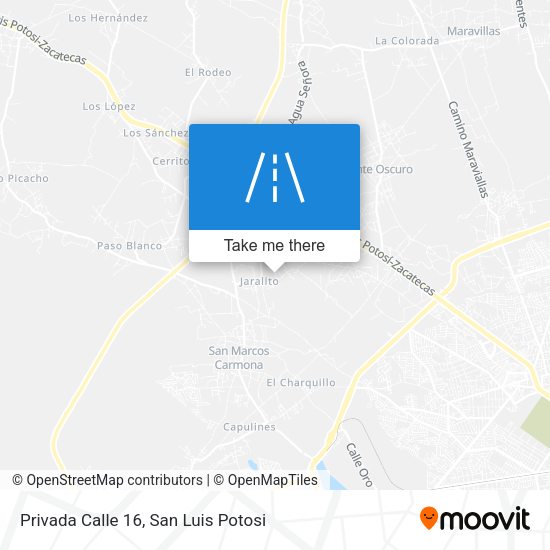 Privada Calle 16 map