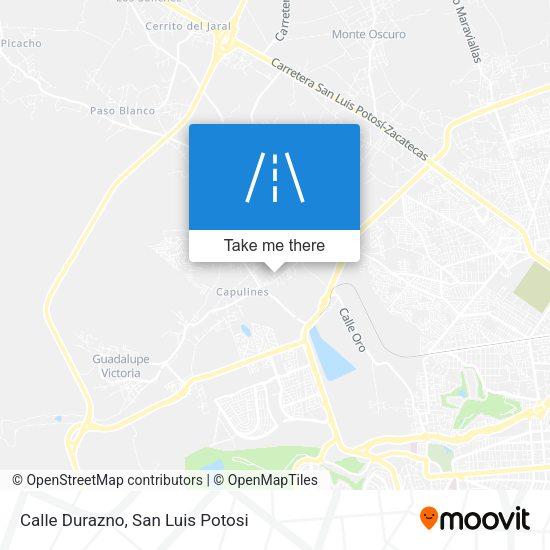 Calle Durazno map