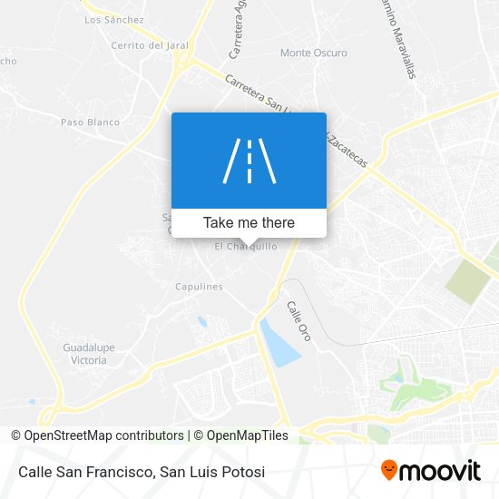 Calle San Francisco map