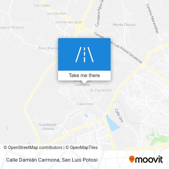 Calle Damián Carmona map