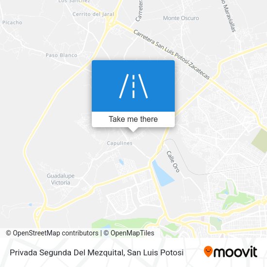 Mapa de Privada Segunda Del Mezquital