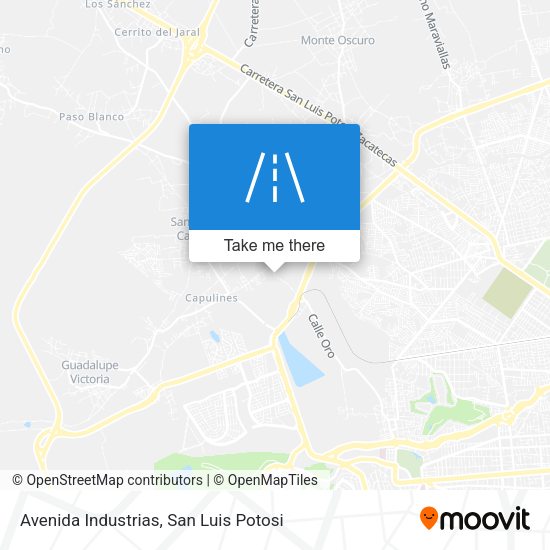 Mapa de Avenida Industrias