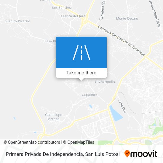 Mapa de Primera Privada De Independencia