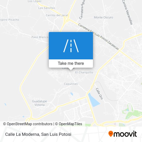 Mapa de Calle La Moderna