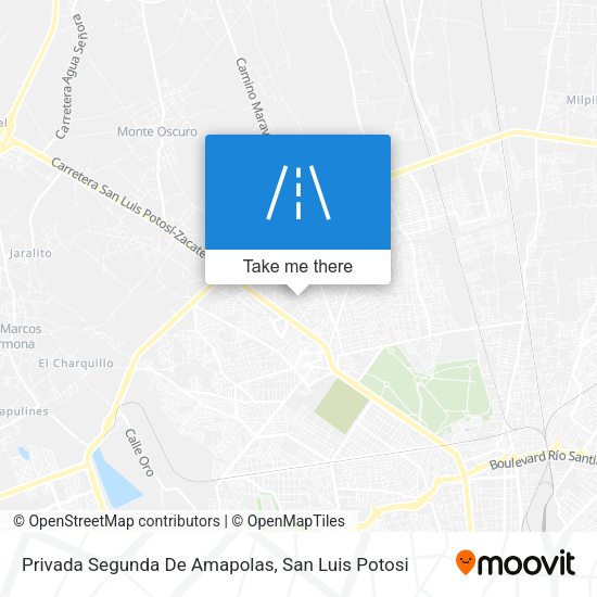 Mapa de Privada Segunda De Amapolas