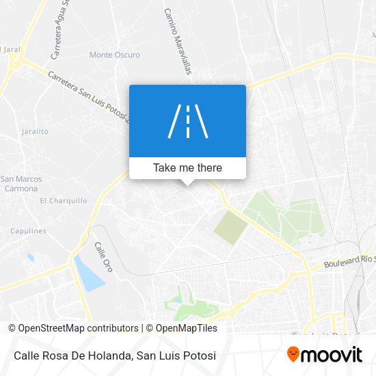 Calle Rosa De Holanda map