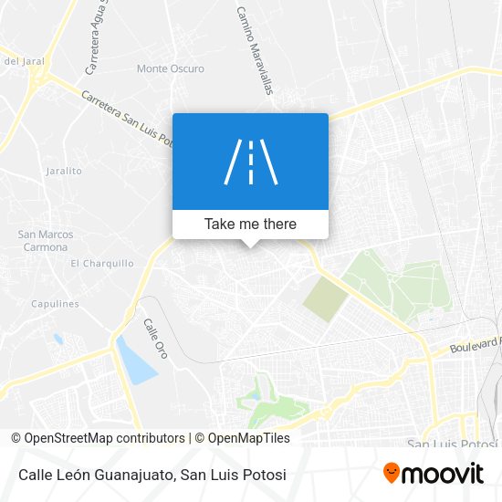 Calle León Guanajuato map