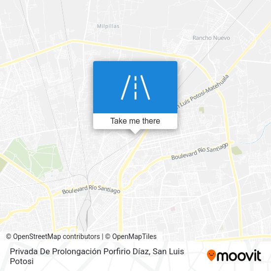 Mapa de Privada De Prolongación Porfirio Díaz