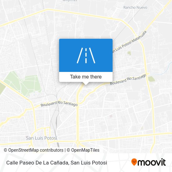 Mapa de Calle Paseo De La Cañada
