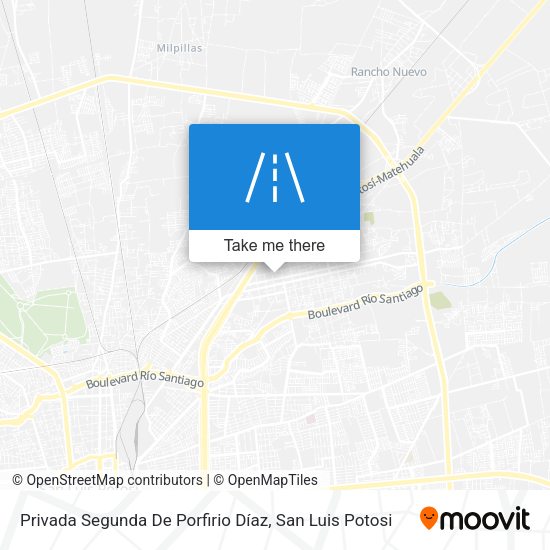Mapa de Privada Segunda De Porfirio Díaz