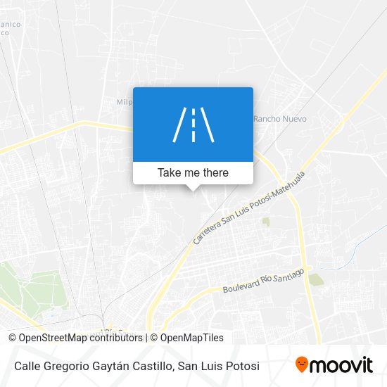 Mapa de Calle Gregorio Gaytán Castillo