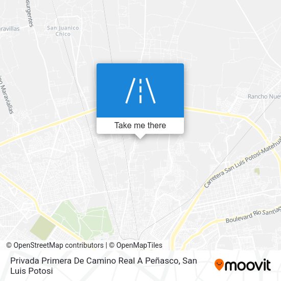 Mapa de Privada Primera De Camino Real A Peñasco