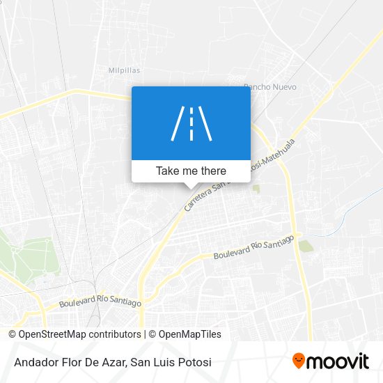 Andador Flor De Azar map