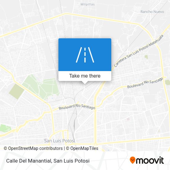 Mapa de Calle Del Manantial