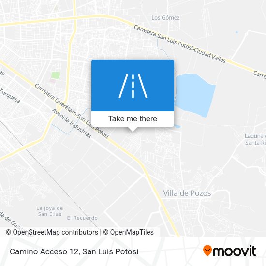 Camino Acceso 12 map