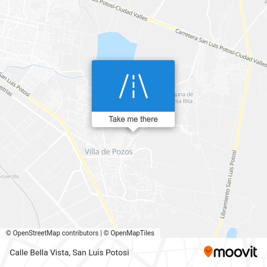 Calle Bella Vista map