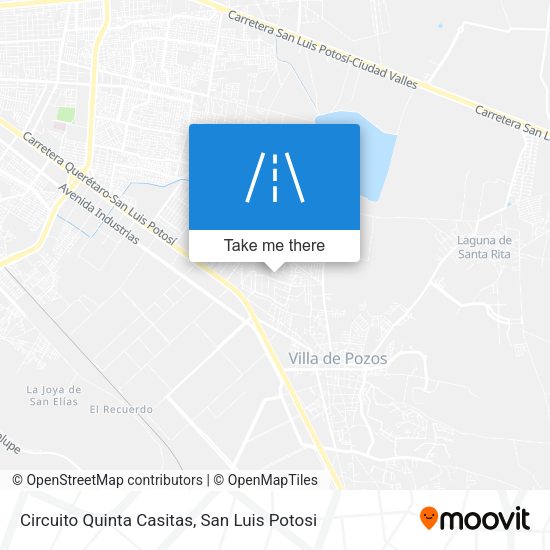 Circuito Quinta Casitas map