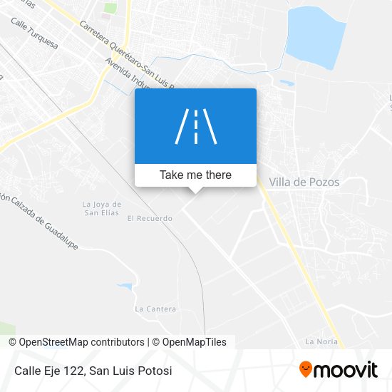 Calle Eje 122 map