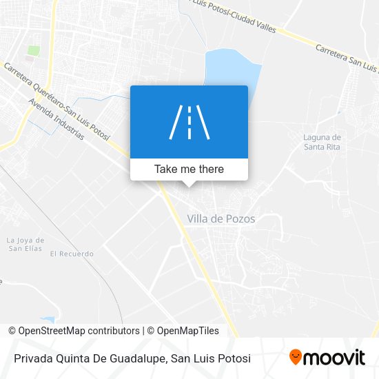 Mapa de Privada Quinta De Guadalupe
