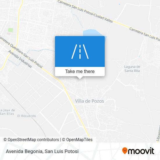 Avenida Begonia map