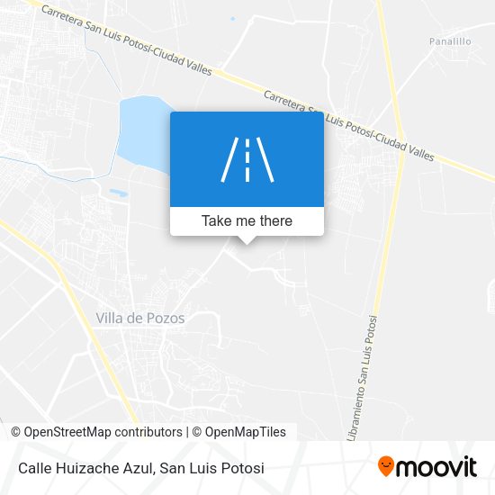 Calle Huizache Azul map