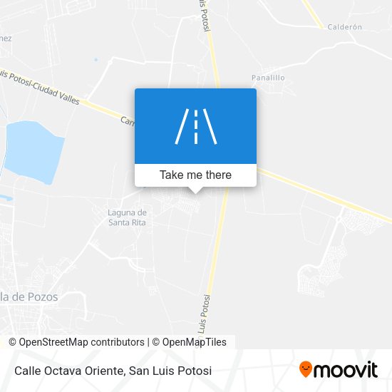 Mapa de Calle Octava Oriente