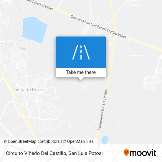 Circuito Viñedo Del Castillo map