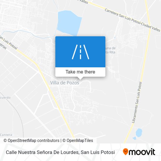 Mapa de Calle Nuestra Señora De Lourdes