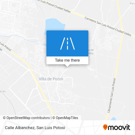 Calle Albanchez map