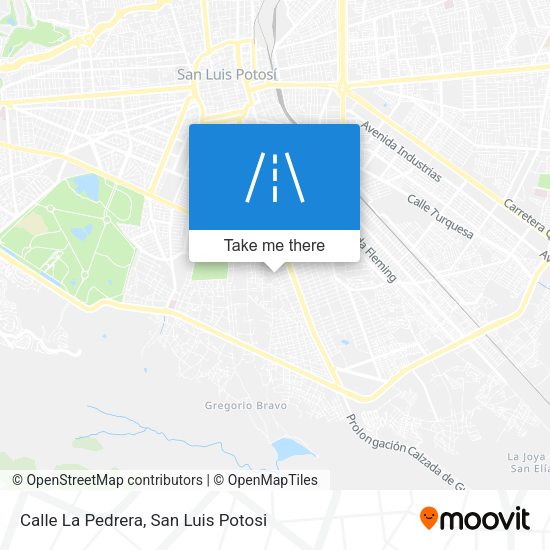 Calle La Pedrera map