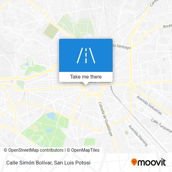 Calle Simón Bolívar map