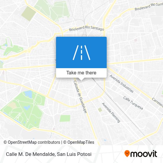 Mapa de Calle M. De Mendalde