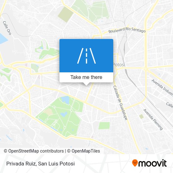 Privada Ruiz map