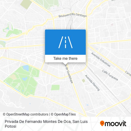 Privada De Fernando Montes De Oca map