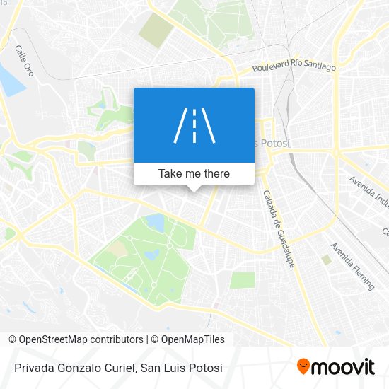 Privada Gonzalo Curiel map