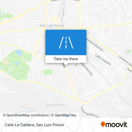 Calle La Caldera map