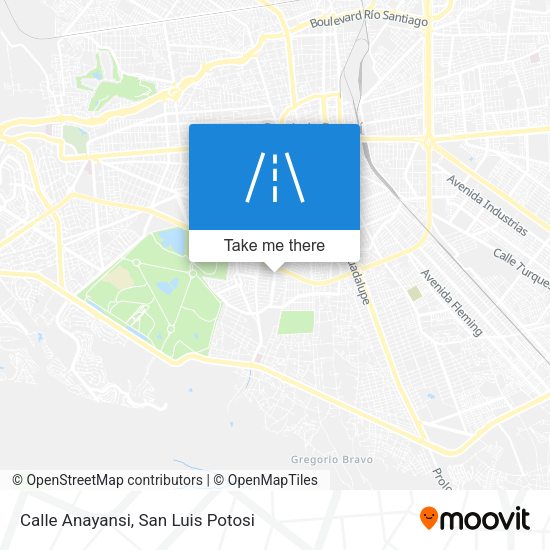 Calle Anayansi map