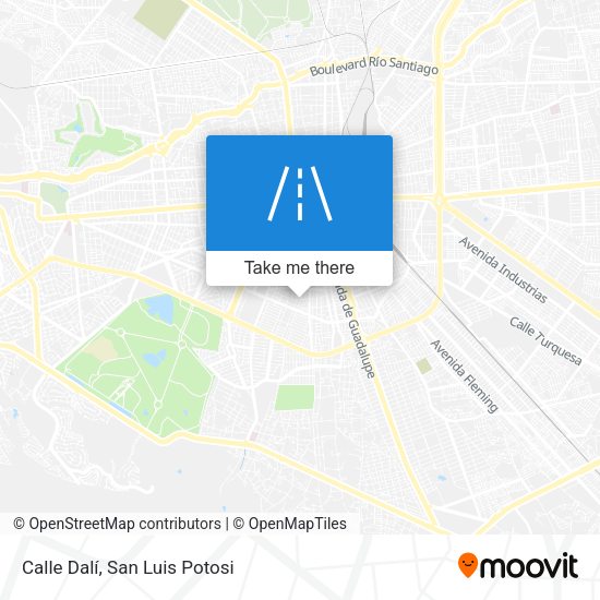 Calle Dalí map