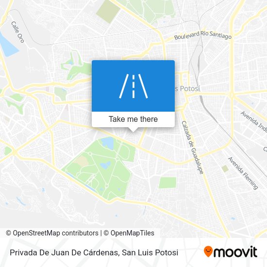 Privada De Juan De Cárdenas map