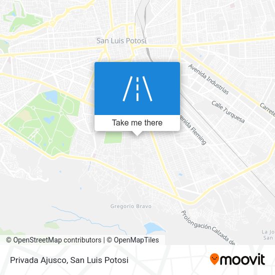 Privada Ajusco map
