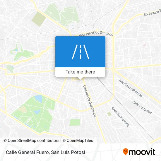 Calle General Fuero map