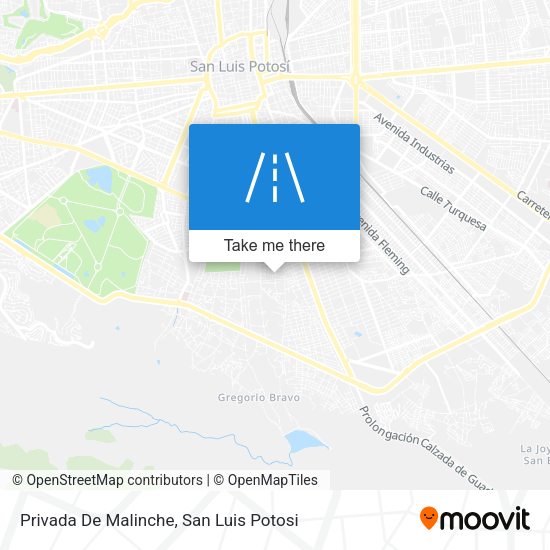 Privada De Malinche map