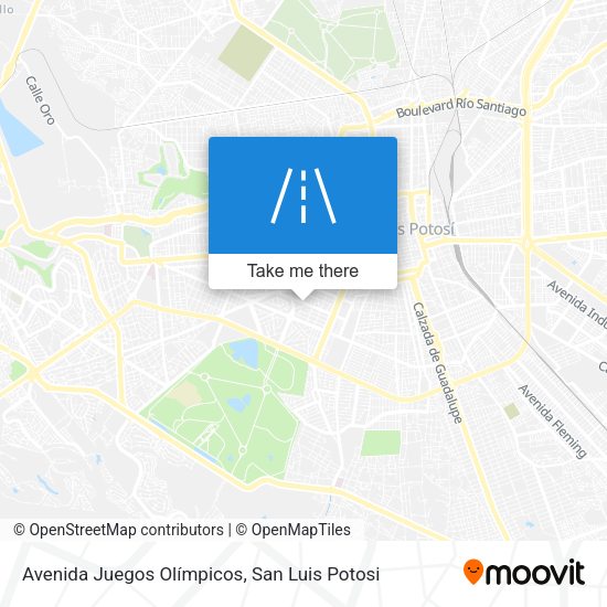 Avenida Juegos Olímpicos map