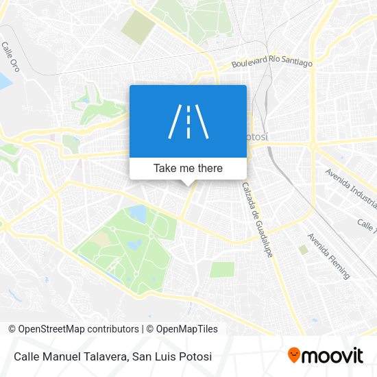 Mapa de Calle Manuel Talavera